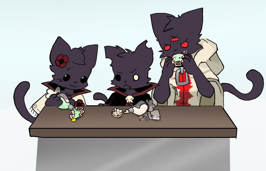 DumpsterFood3's tweet photo. Aym and Baal doodles, love them
#cotl #cotlaym #CultoftheLamb #doodles #kitty https://t.co/EsfGHn5Vyi