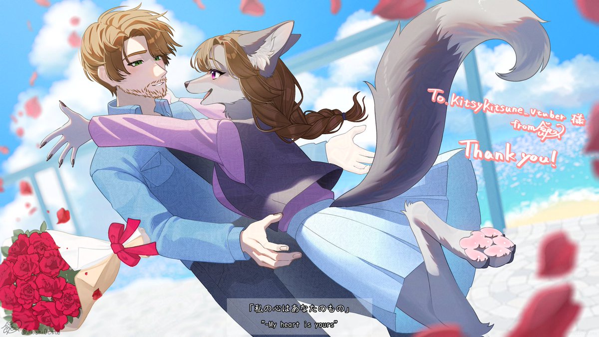 Mochi0come's tweet image. ■ commission ■
Skebリクエスト＆ブーストありがとうございます！
またこの2人を描けて嬉しい💕