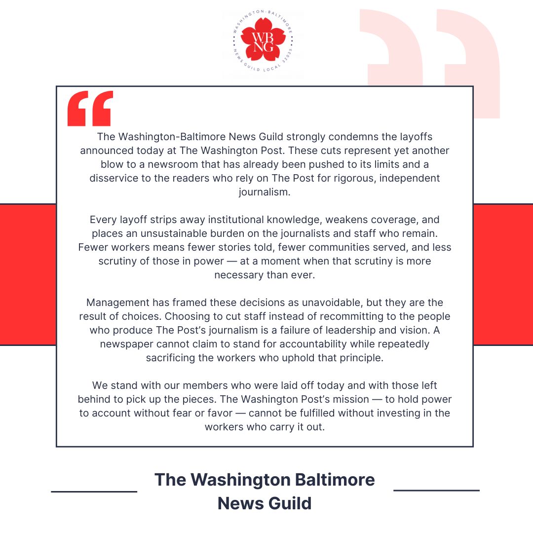 Washington-Baltimore News Guild tweet media