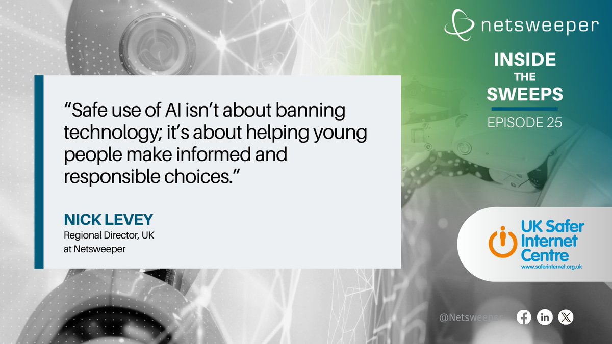 AI safety in schools isn’t about restriction; it’s about responsibility.
Empowering students to understand technology, think critically, and make better choices is how real digital safety is built. Learn more: bit.ly/49oYp0Q #UKSID #eSafety