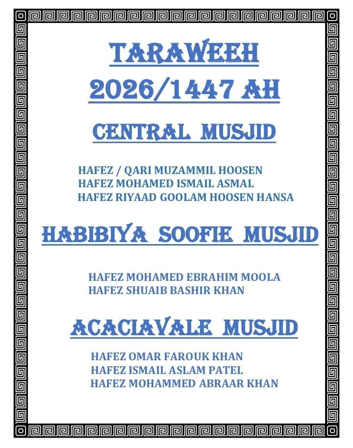 Ladysmith Mosque & Madressa Trust tweet media
