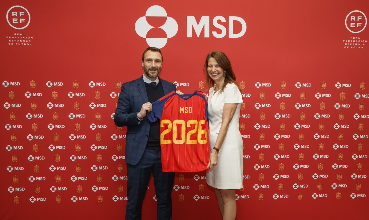 MSDEspana's tweet photo. En el #DíaMundialcontraelCáncer en #MSDEspaña anunciamos el acuerdo de colaboración con la @rfef.

Esta alianza une ciencia, colaboración y deporte para avanzar juntos en nuestro compromiso de prevenir los cánceres relacionados con el #VPH. https://t.co/dsAWASICHR