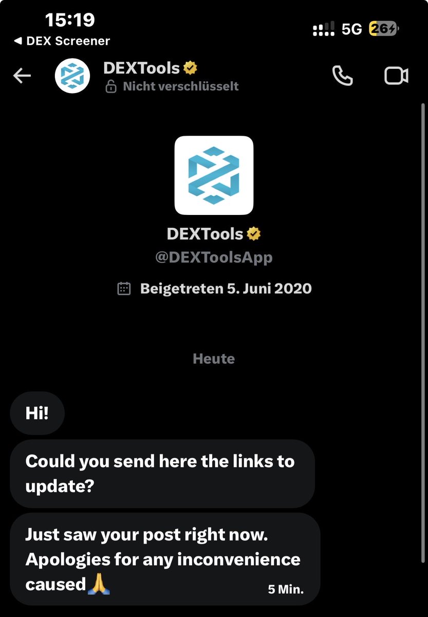 Yea so this happend .. For FREE 🐶 <a href="/DEXToolsApp/">DEXTools</a> yall are the best❤️

$BP 
x.com/dextoolsapp/st…