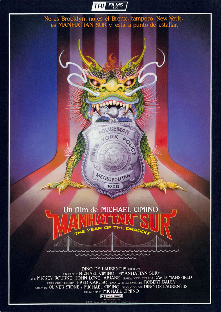 DanielBCano's tweet photo. ahora en @PrimeVideoES  caso opuesto al del otro dia. resulta que la pelicula Year of the dragon aqui en españa se tradujo como Manhattan Sur (como primer titulo segun veo). en fin somos asi. un 10 por tenerla en el catalogo!! joya @ElPare89 @LugarCinema @RetroMoviesDB @ https://t.co/ZY1waB3HcD