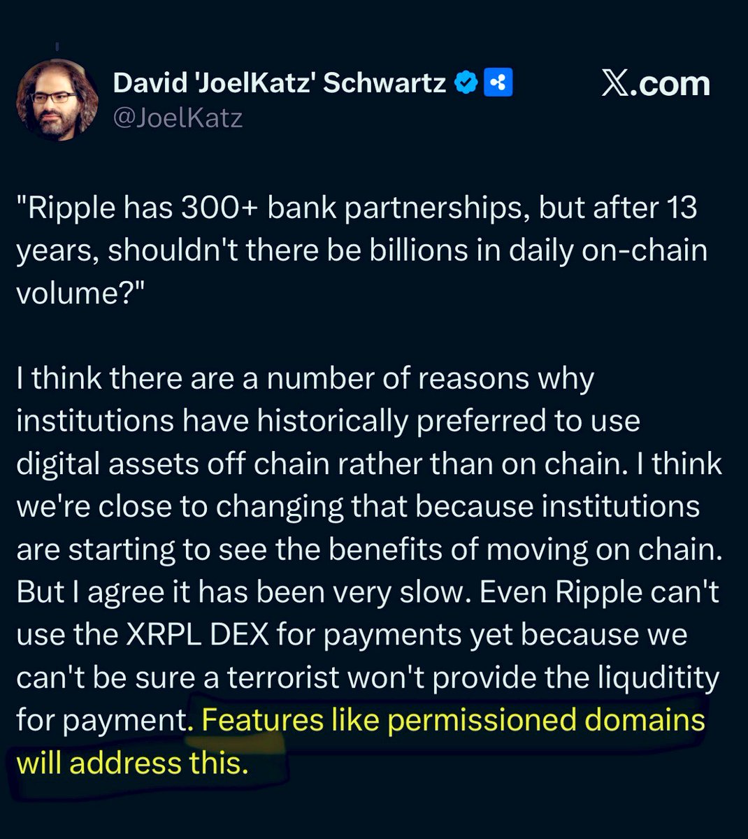 Something about the timing on XRPL does not feel accidental.

First, Permissioned Domains quietly moves toward activation. This is the base primitive. A way to define who is allowed to participate in certain on chain environments. KYC. AML. Credentials. Access control. All