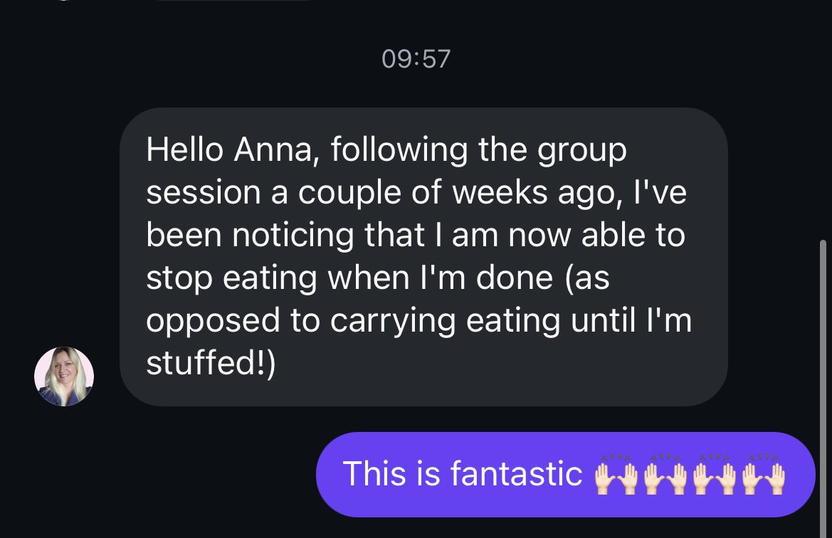 I’ve been loving doing the Food Freedom experience to stop the binge eating monster. I’m aiming to help as many people as possible. Keep an eye out for the next one. #webinar #experience #binge #foodfreedom