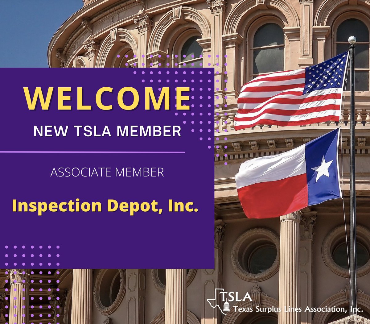 TSLA_inc's tweet photo. Please welcome new Associate member - Inspection Depot, Inc. https://t.co/860NtNBF56