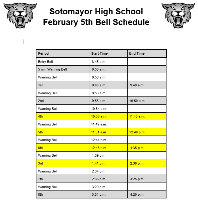 Sotomayor High School tweet media