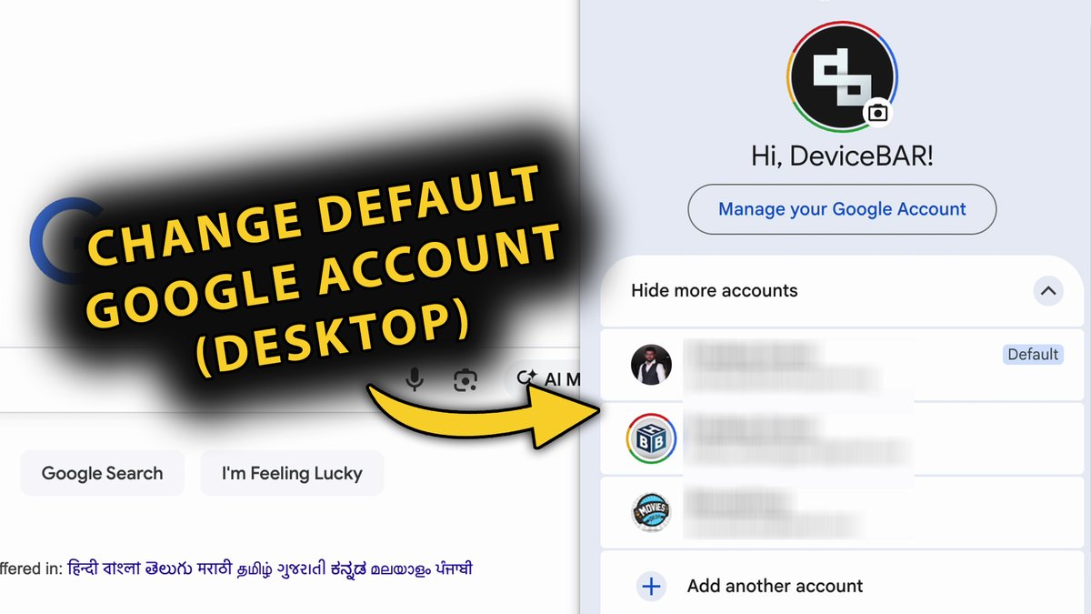 How To Change Primary Default <a href="/Google/">Google</a> Account On Desktop! (Personal &amp; <a href="/GoogleWorkspace/">Google Workspace</a>): youtu.be/OaOYssRfqjk