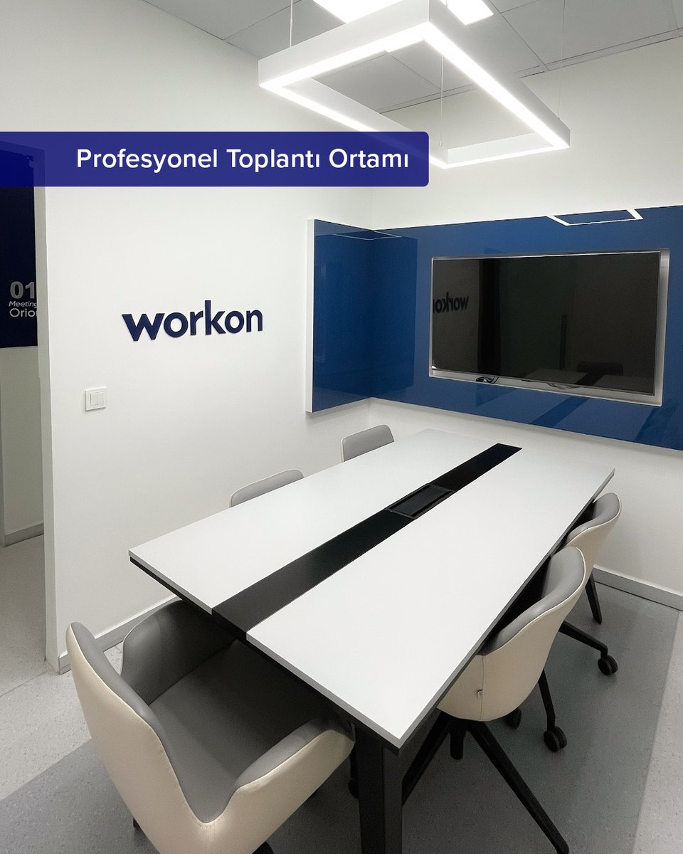 Workonhub's tweet image. Toplantılarınız için profesyonel bir ortam.
Workon’da işinize rahatça odaklanın.

——— 

A professional environment for your meetings.
Focus on your work at Workon.

#Workon #ToplantıOdası #MeetingRoom #İşHayatı