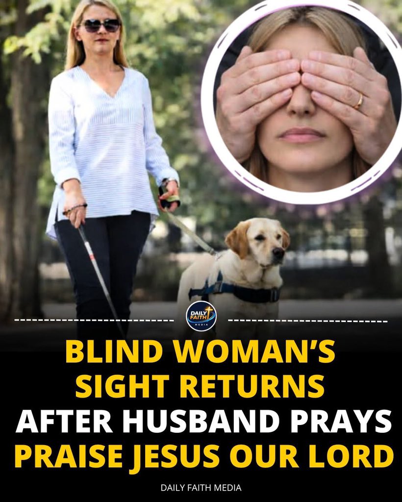 LEGALLY BLIND FOR 13 YEARS — THEN GOD RESTORED HER SIGHT

In 1972, a woman was diagnosed with macular degeneration and officially declared legally blind. Over time, her vision deteriorated so severely that she depended on a white cane to walk and learned Braille just to read. For