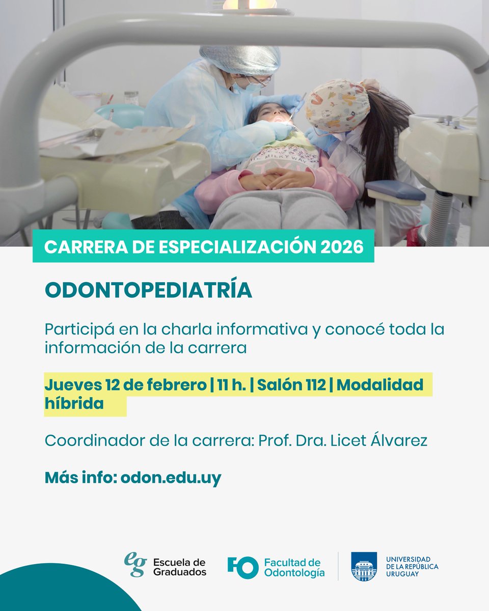 Facultad de Odontología Udelar tweet media