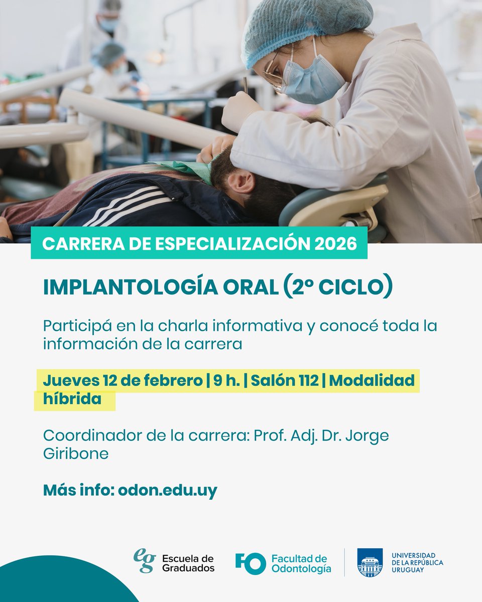 Facultad de Odontología Udelar tweet media