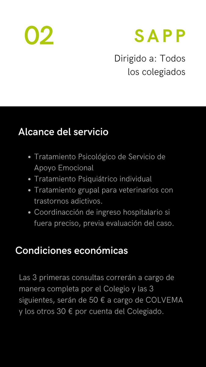 COLVEMA's tweet photo. El SAPP ofrece apoyo psicológico y psiquiátrico gratuito, confidencial y especializado para los colegiados. Cuidarte también es parte de tu profesión.
Más información 👉 https://t.co/BInG95LjFF
#diamundialdelasaludmental #saludmentalveterinaria #colvema #sapp https://t.co/FFeNcHtZWX