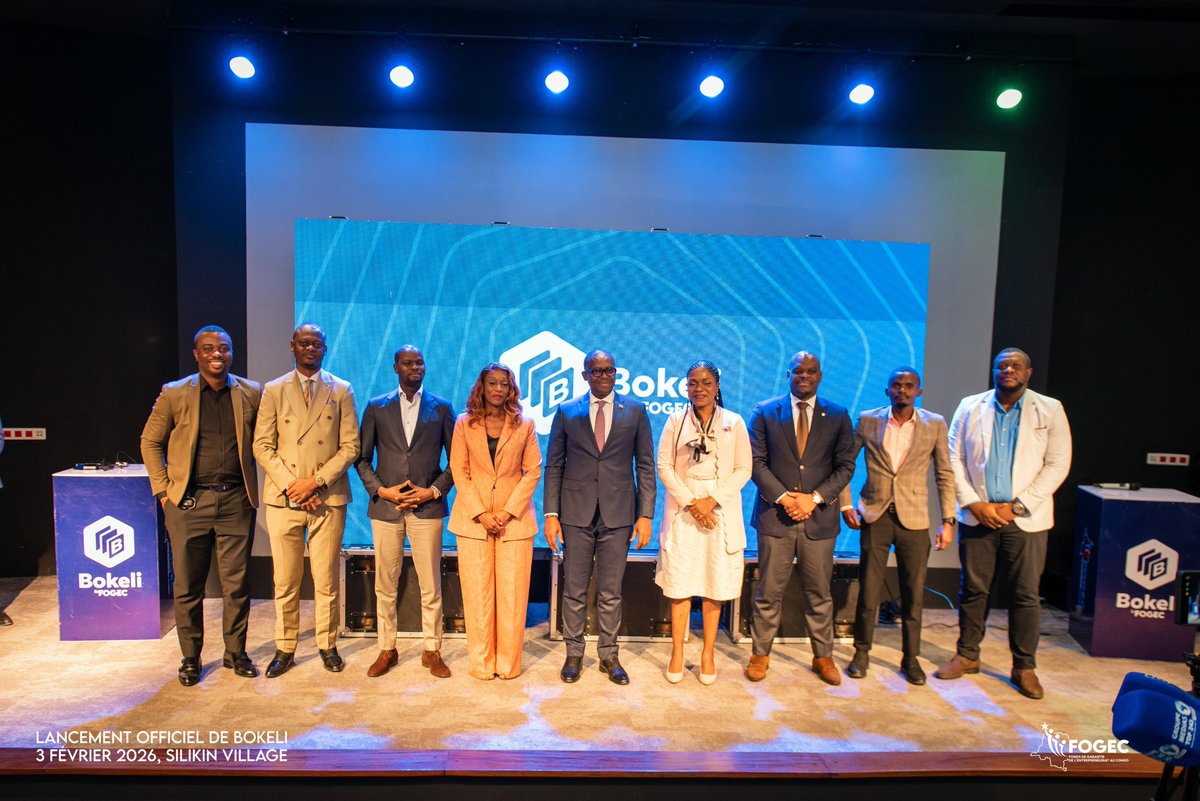 FogecRdc's tweet image. Ce 3 février 2026, le #FOGEC a officiellement lancé #BOKELI, une plateforme numérique conçue pour structurer les business plans, simplifier la soumission des dossiers et le suivi de ceux-ci. 

Une solution locale, #digitale et concrète au service de l’entrepreneuriat en #RDC.