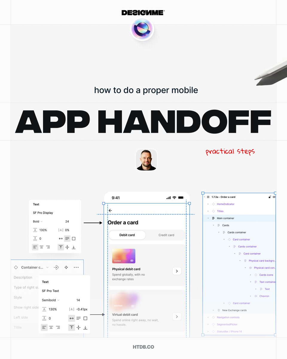 adriankuleszo's tweet photo. How to do a proper mobile design handoff  ⚒️ https://t.co/vJWNJ0y8re