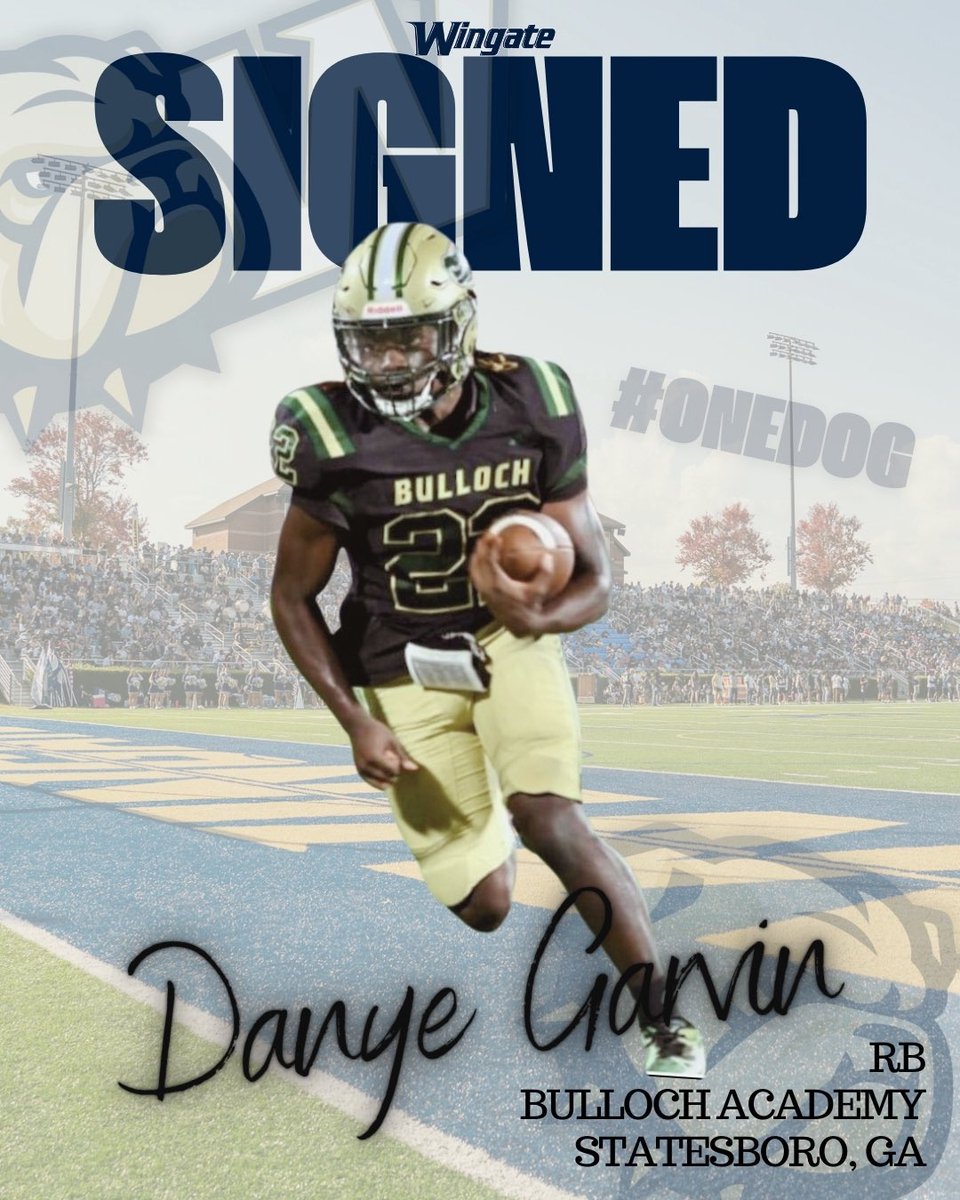 Wingate Bulldogs Football tweet media