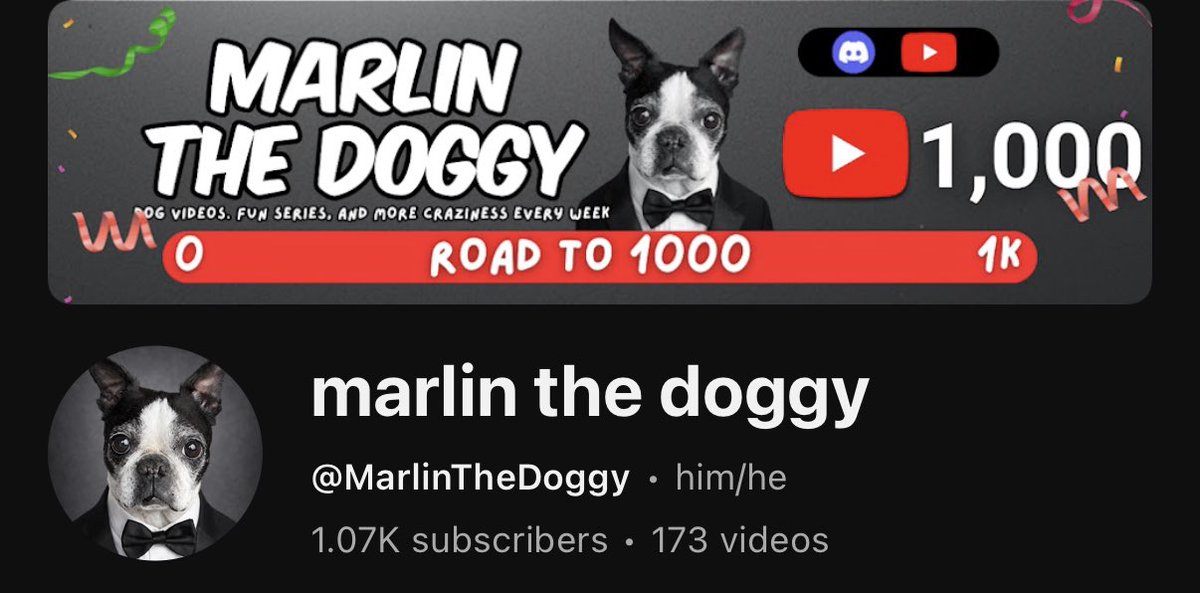 FrankWMiller's tweet photo. Check out my son’s YouTube channel! He just hit 1K subscribers and is working his way to 10k! For those of you who have already subscribed, thank you for the support! https://t.co/6rmpit8VTj https://t.co/F4904QWNzW