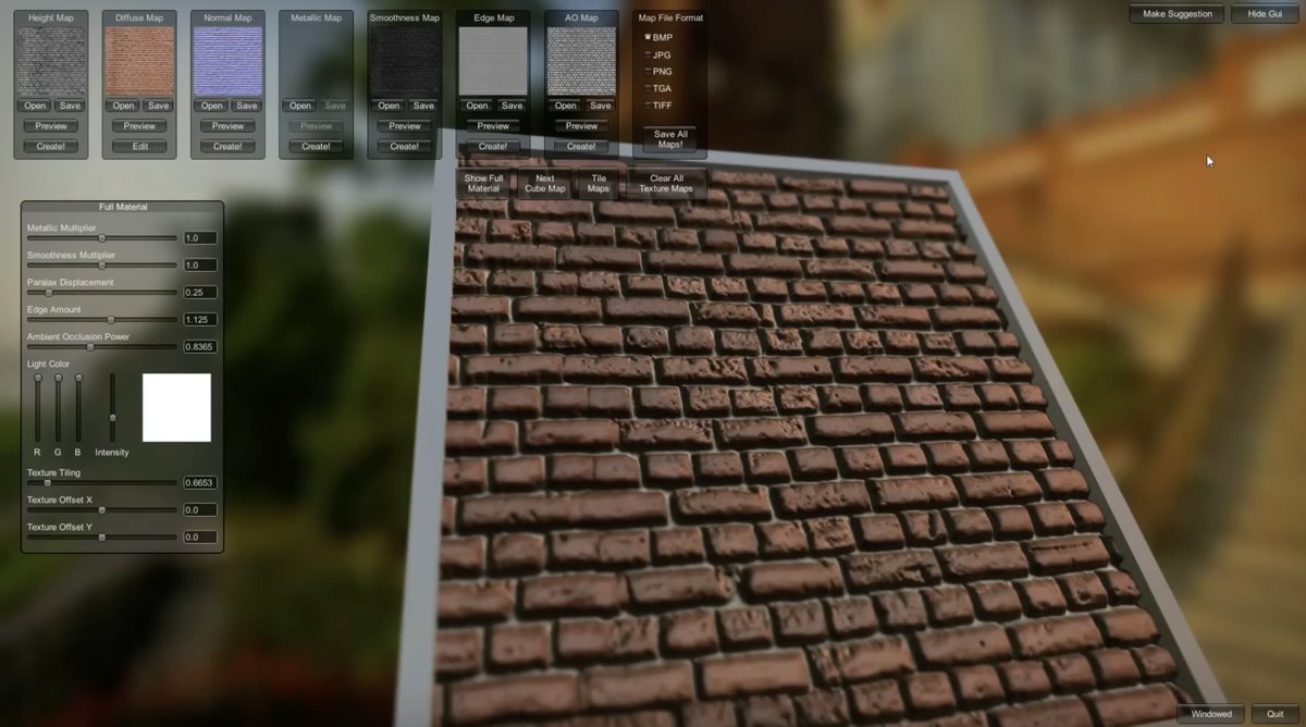 If you're looking for ways to convert photos into texture maps, try Materialize, which turns images into PBR materials suitable for game engines.

Free and open-source: 80.lv/articles/this-…