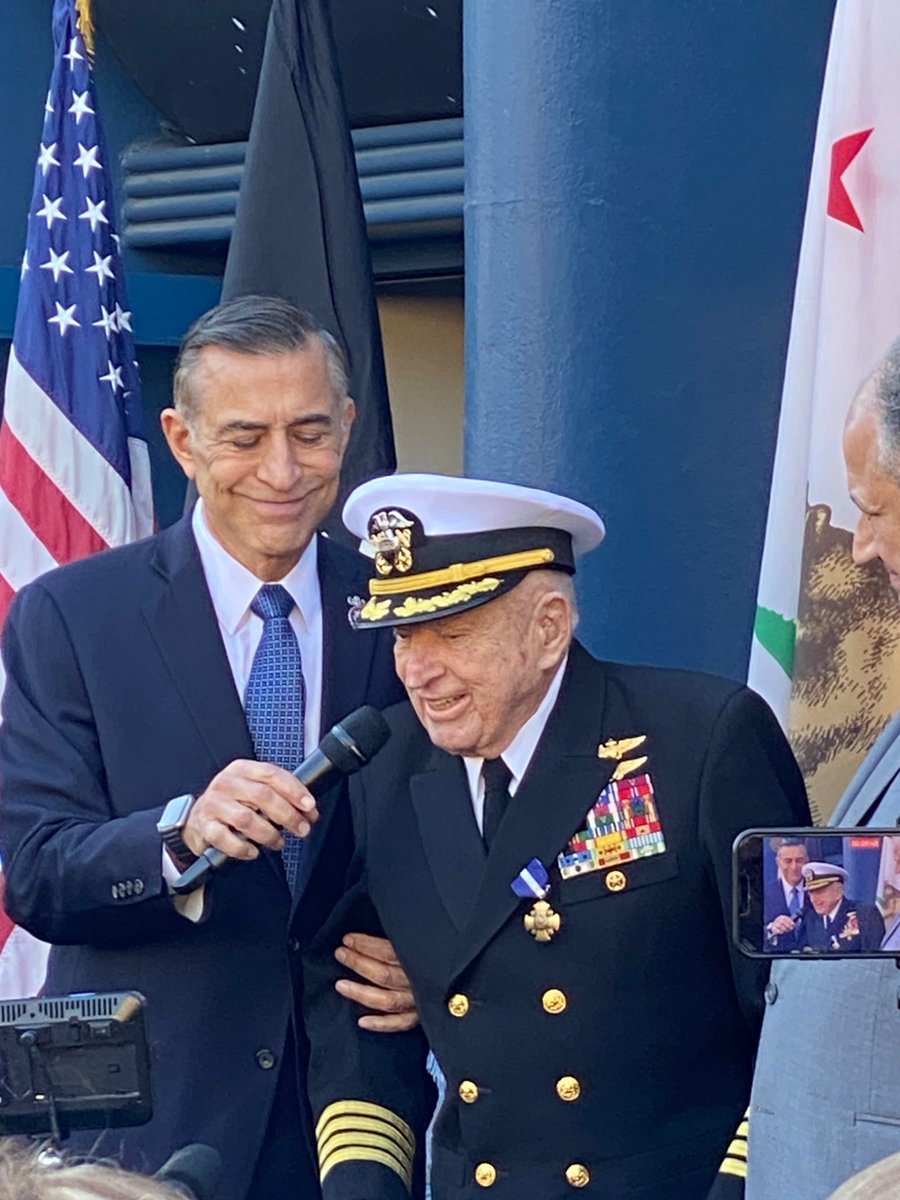 BREAKING NEWS: <a href="/realDonaldTrump/">Donald J. Trump</a> 
has just informed my friend, constituent, and 100 year-old hero Royce Williams that he will be receiving the Congressional Medal of Honor. 

I call Royce “The Secret Soldier of the Forgotten War” — and his exploits as a jet pilot taking on Soviet