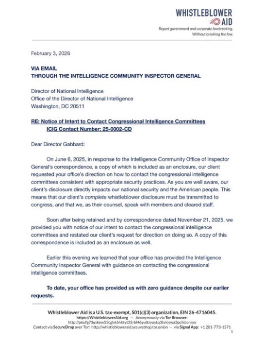 TheMaineWonk's tweet image. ‼️‼️ TULSI GABBARD WHISTLEBLOWER THREATENING TO GO DIRECTLY TO CONGRESS.