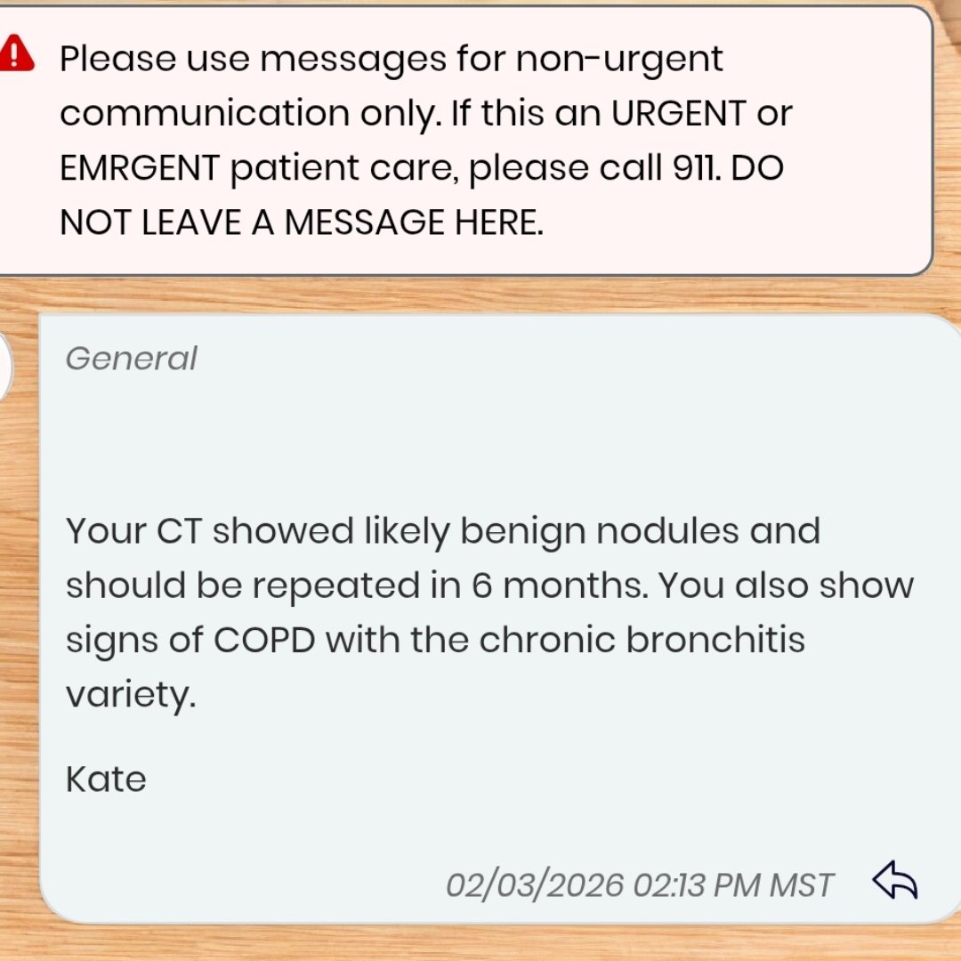 dclynick66's tweet photo. I just got my results back yesterday, and Simon says I'm Cancer Free! 👀 👍 🙏 💯 https://t.co/o5u38cc4vS