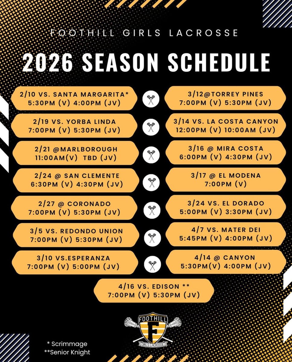 Foothill Girls Lacrosse tweet media