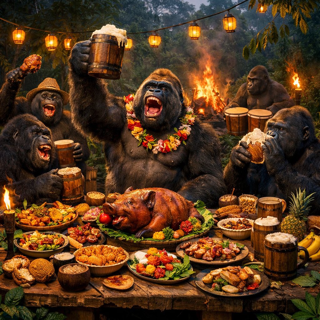 04_yu_13's tweet photo. 🦍ゴリラの宴団員大量募集中🦍
( ˙꒳​˙ᐢ )ｳﾎｯ🍌
#ツリネバ
#紫霧密林 https://t.co/sIFW8p3Ad6