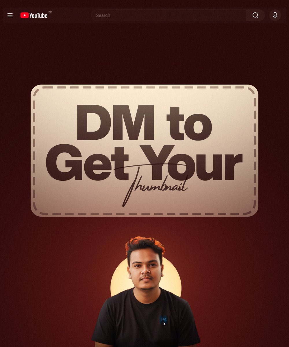 HM Shahed | Thumbnail Artist tweet media
