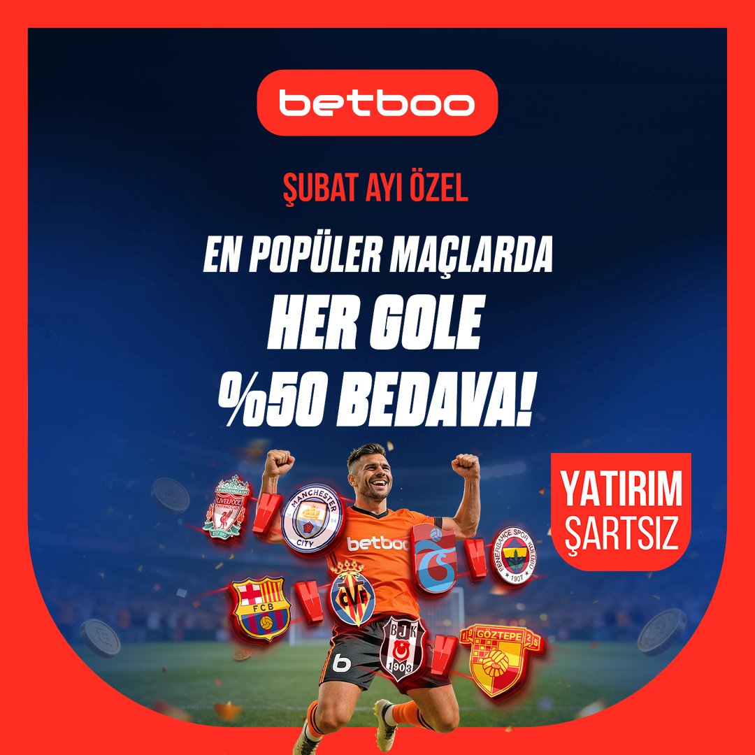 BetbooTR_Giris's tweet image. ŞUBAT AYINA ÖZEL

🔥 Seçili Maçlarda Her Gole %50 Bedava Bahis 💰

⚽️ Şubat ayı boyunca seçili maçlarda her gol bedava bahis kazandırıyor! Her gol %50 bedava bahis getiriyor! 💵

Betboo Giriş - tinyurl.com/bdhs3xk7
