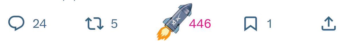 When you hit the like ❤️ button it turns into a SpaceX  Rocket🚀

Try it now⤵️

It’s only for <a href="/Zetarium_/">Zetarium</a> OGs.🔥🔥🔥