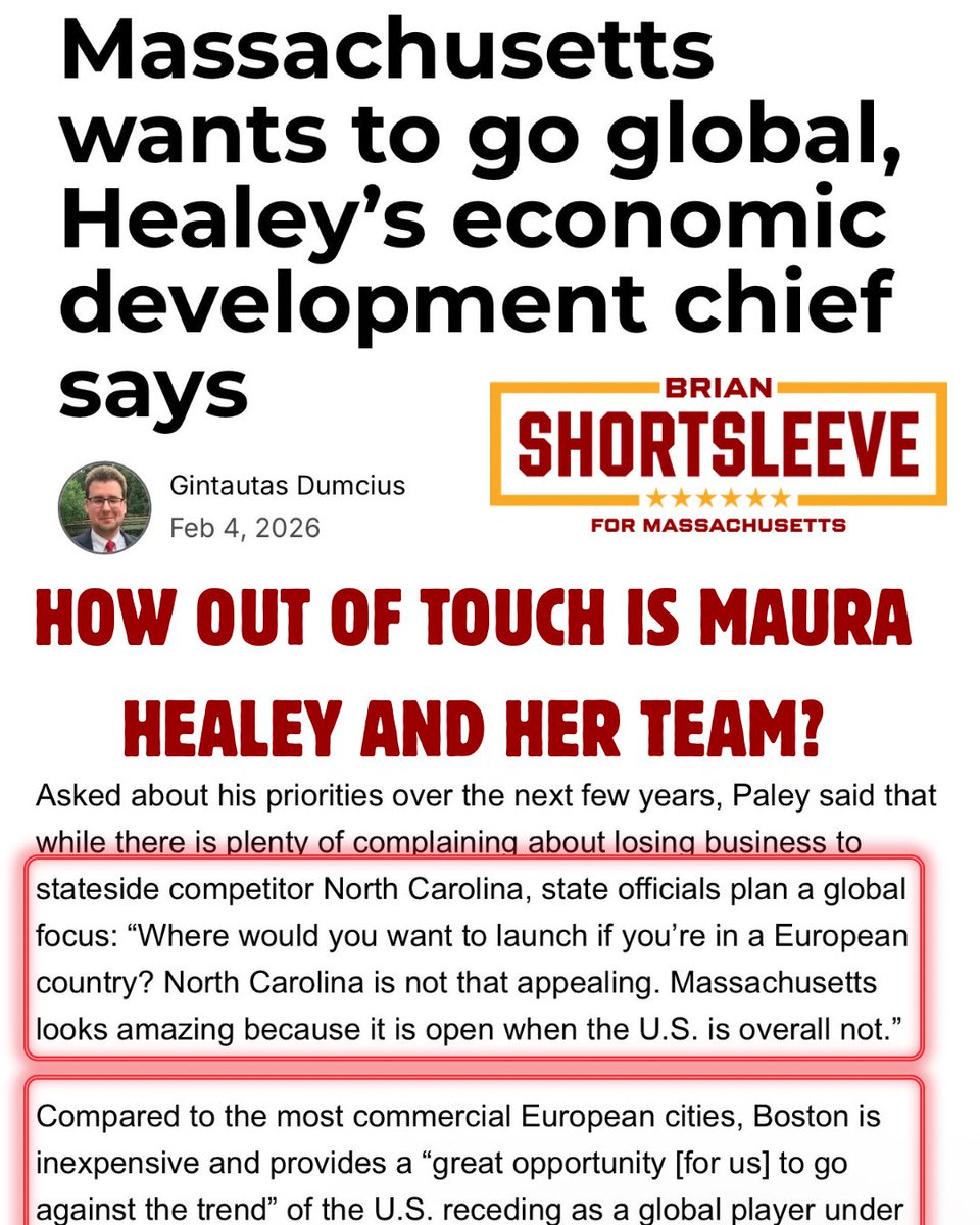 Brian Shortsleeve for Massachusetts tweet media