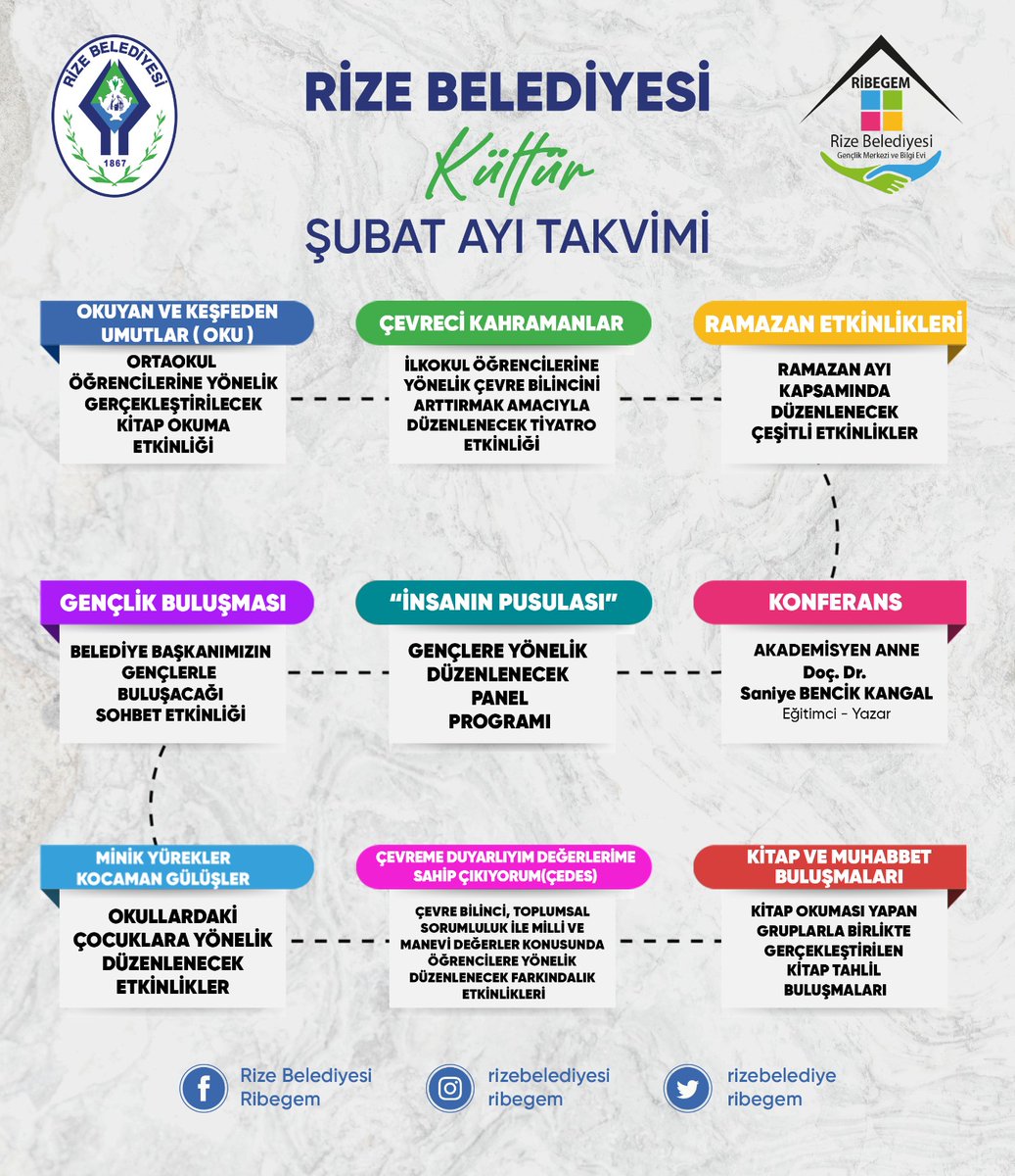 Şubat Ayı Kültür Takvimi