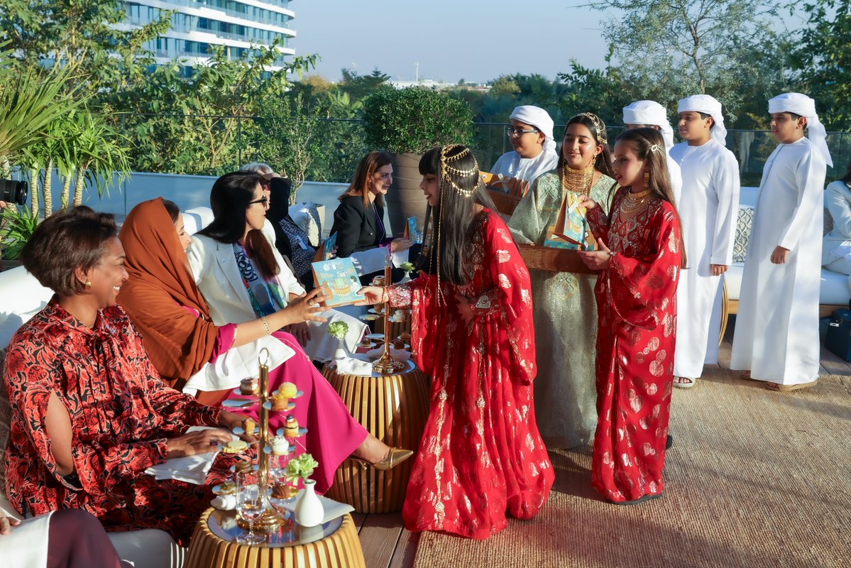 Latifa bint Mohammed hosts a group of inspiring women leaders from around the world on the sidelines of the World Governments Summit 2026. The discussion focused on the role of women in promoting a culture of dialogue and openness, as essential foundations for building strong and