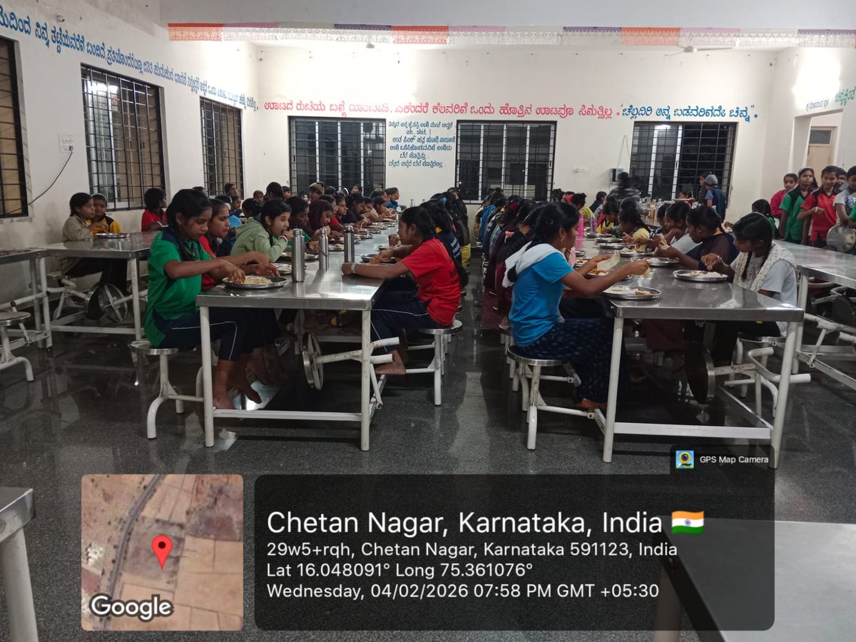 IGRS555's tweet photo. Dinner @CMahadevappa #SocialAudit_SWDMeals #SocialWelfare_Karnataka https://t.co/V4mtTbTC28