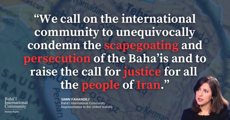 During every period of national crisis, whether social, economic, or political, the Iranian authorities consistently and systematically scapegoated the Bahá’ís.

#Iran #Bahai #HumanRights