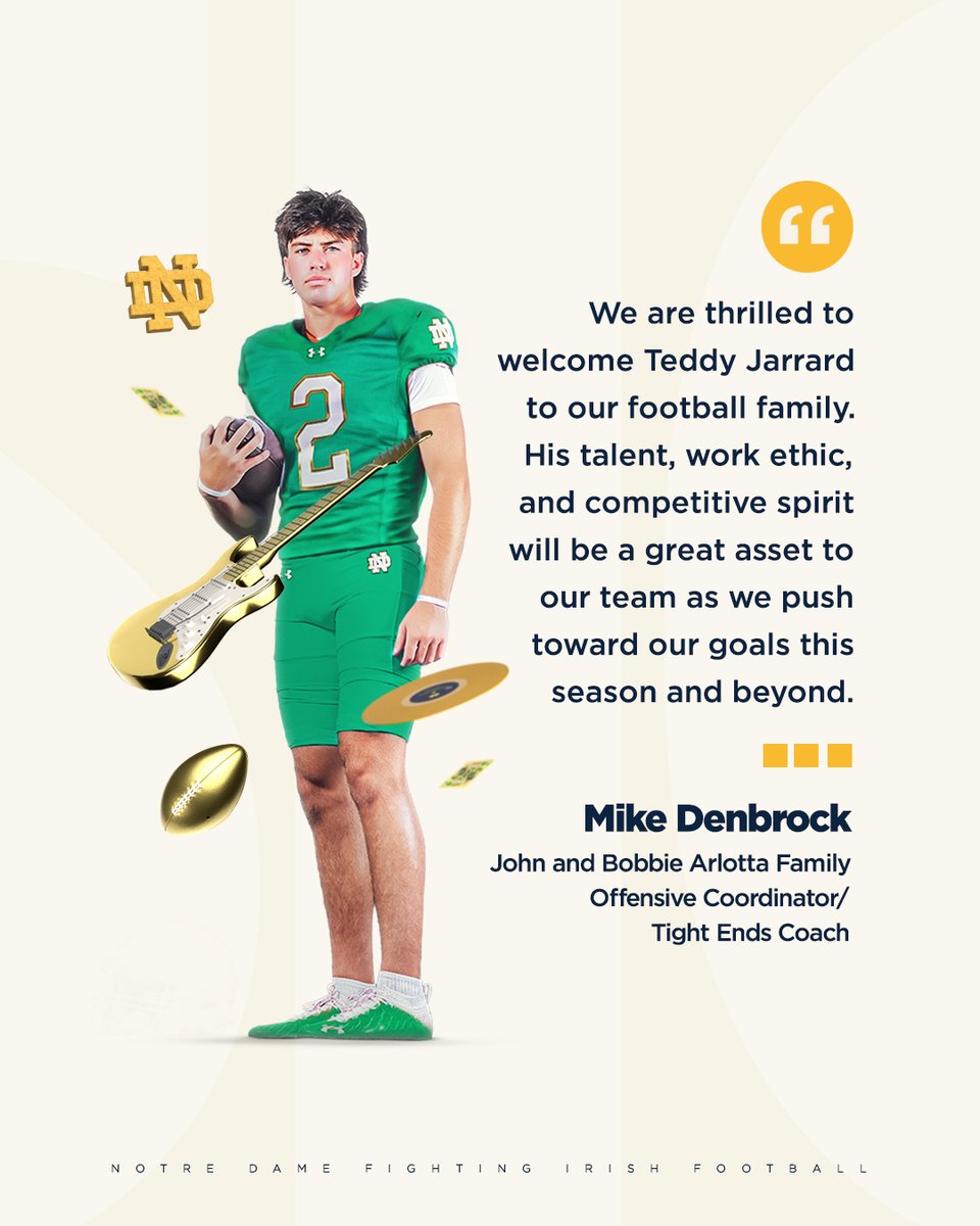 Notre Dame Football tweet media