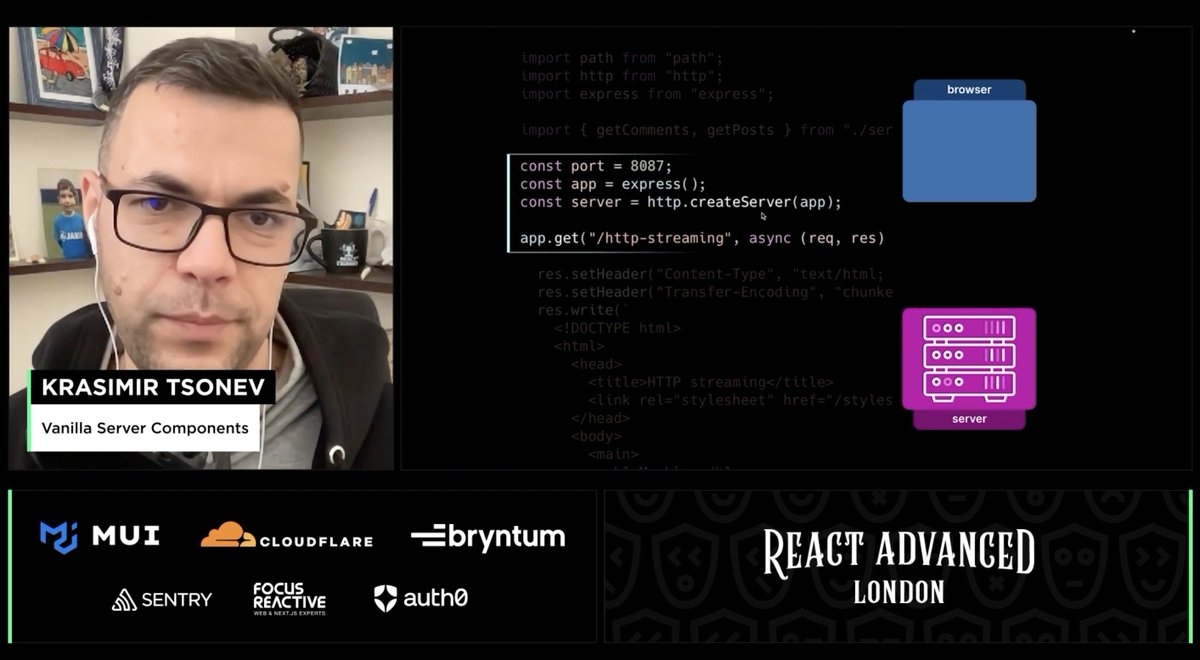 React Advanced Conference tweet media