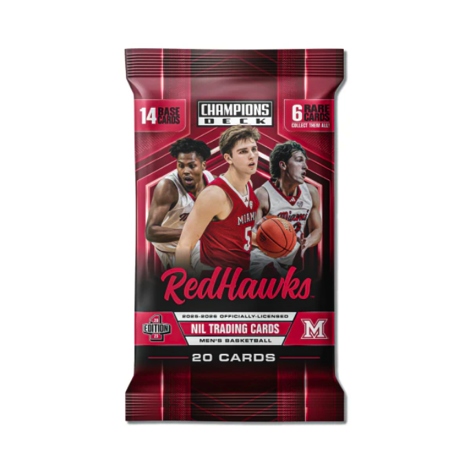 MiamiRedHawks's tweet photo. 🔥AVAILABLE NOW🔥

@MiamiOH_BBall 1st Edition Trading Cards, get yours today👇

🔗 https://t.co/W1zbeIqp4s

#RiseUpRedHawks https://t.co/dxm7oz9jvb
