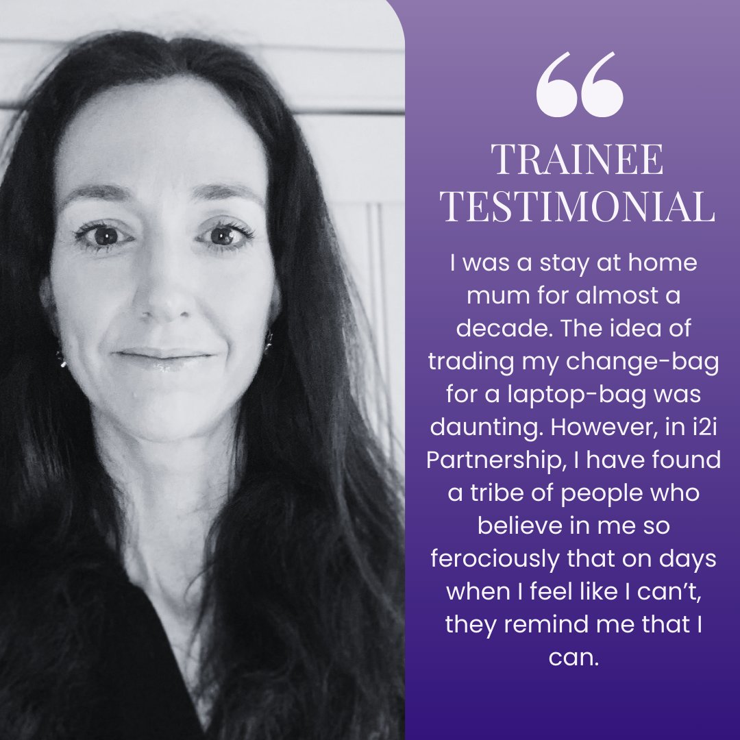 If you're thinking about retraining and don't know where to start, we run regular in-person events because we know the whole process can feel daunting.

Click the events page on our website for all the details and to book your place:
i2ipartnership.co.uk