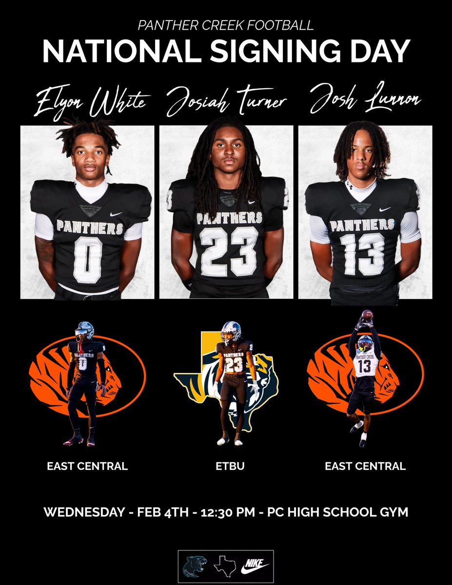 Panther Creek Football Recruiting tweet media