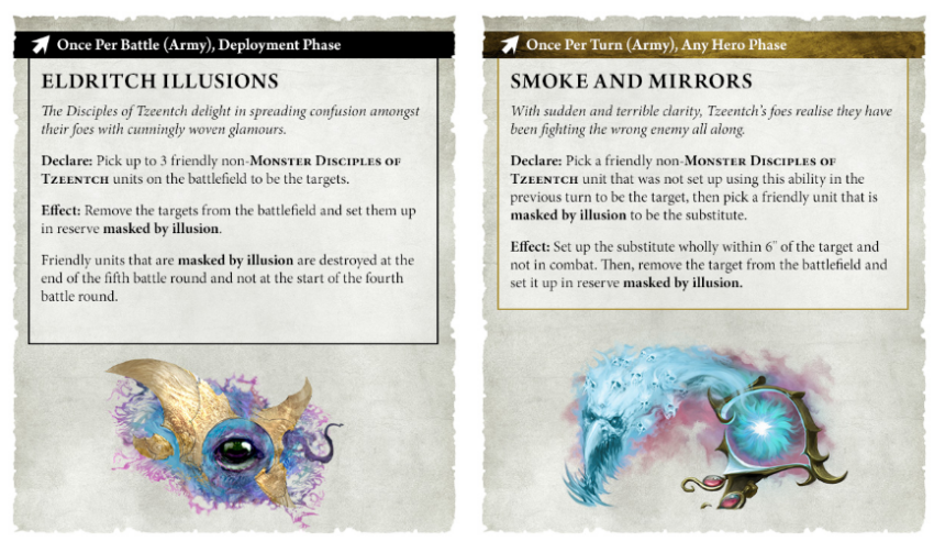 FLGTV's tweet photo. Disciples of Tzeentch Get Fate Points and Illusions That Feel Like Weaponised Paranoia. https://t.co/2lL2kvpUyw

#warhammer #ageofsigmar #tzeentch https://t.co/g48dzicSSA