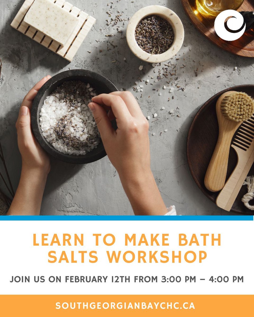 SGB_CHC's tweet image. Ready to slow down and recharge? 🛁💆‍♂️

📅 Thursday, February 12 
🕒 3:00 PM – 4:00 PM 
📍 South Georgian Bay CHC

A small moment of care can go a long way.
 
👉 Register here: southgeorgianbaychc.ca/event/577

#SelfCareWorkshop #RelaxAndRecharge #Wellbeing #HealthyHabits #SGBCHC