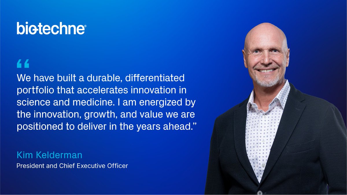 biotechne's tweet photo. In Q2 of fiscal year 2026, we delivered double-digit growth in our biggest end market, large pharma, for the fourth consecutive quarter. Learn more: about our quarterly performance https://t.co/LHn0oCm0mU https://t.co/gXMWvp7qBm