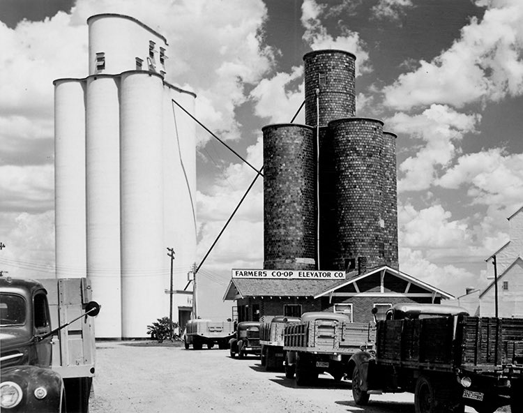 MoundLore's tweet photo. In much of the Midwest, the grain elevator functioned as a coordinating system, not a landmark.

Its operation set daily labor cycles. When the leg started, hauling began. When the pit backed up, everything downstream slowed. Truck lines, rail access, meal breaks, school pickups, even store hours adjusted to whether grain was moving or sitting.

Rail timing was not abstract. Elevators were built where sidings allowed loading, and trains responded to volume. Active elevators meant trains slowed, stopped, or waited. Once throughput dropped, rail behavior changed permanently. That shift alone altered how towns related to the outside world.

The elevator also operated as a financial intermediary. Grain wasn’t always sold immediately. It was stored, advanced against, or held until prices improved. Credit decisions were made locally, based on harvest history, land knowledge, and reputation. This created a feedback loop between agriculture, cash flow, and daily stability.

Weather knowledge concentrated there. Moisture levels, spoilage risk, and bin temperature were tracked continuously. People understood coming storms, heat waves, and storage failures through physical indicators, not forecasts. The elevator acted as an early-warning system tied directly to survival.

When an elevator closed, the impact was not just job loss. The town lost synchronization. Labor became asynchronous. Rail service decoupled. Businesses shifted from predictable hours to defensive ones. Time stopped being shared.

Most of these structures still stand because they were built to last. Their persistence isn’t symbolic. It’s infrastructural. They mark where coordination once existed and where it was removed.

The grain elevator mattered because it aligned people, capital, transport, and time into one system.
When it disappeared, those systems didn’t vanish. They fractured.