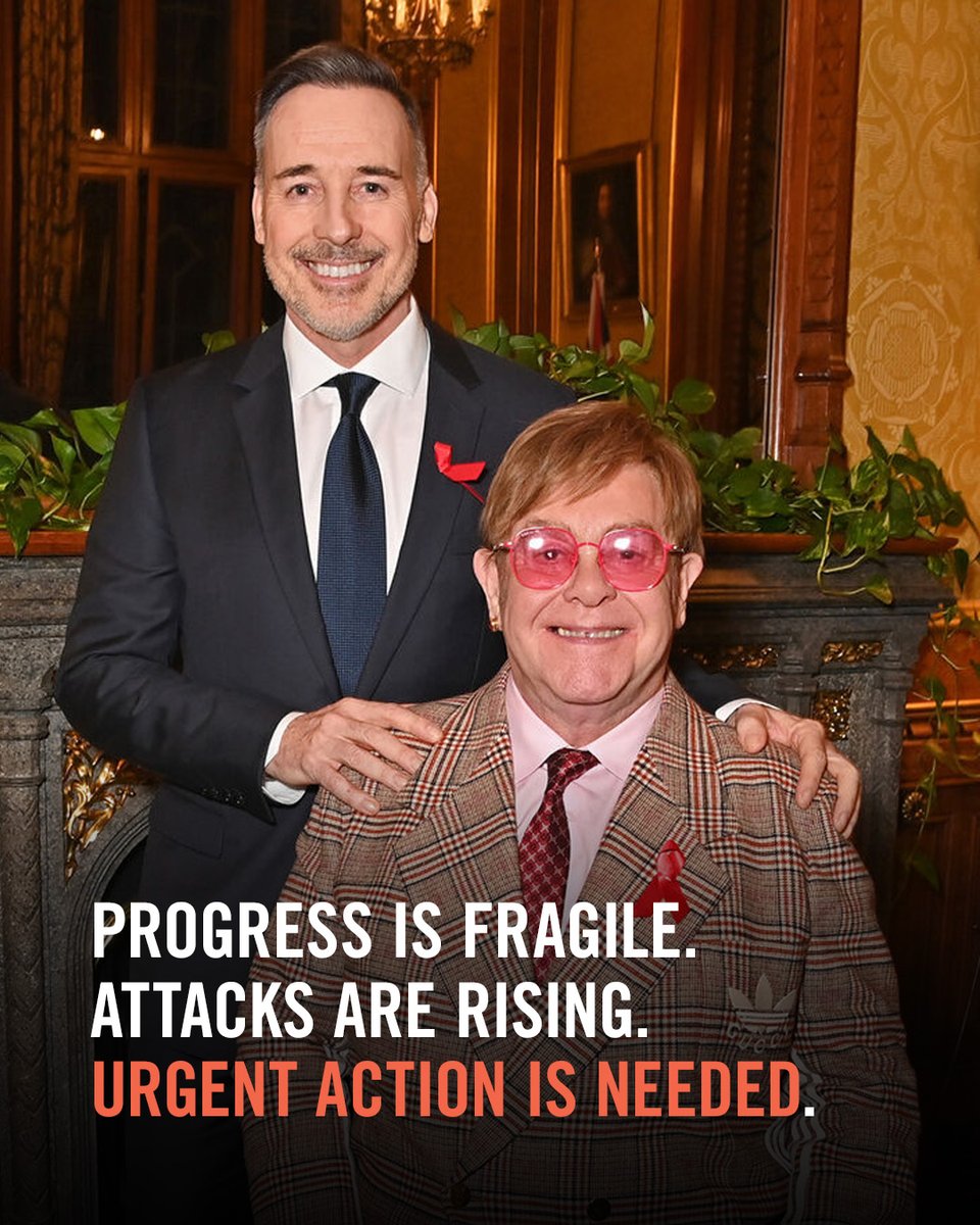 ejaf's tweet image. This LGBT History Month in the UK comes at a critical moment. As leaders gather at the GiveOut Summit in London today, hard-won progress for LGBT+ people is under threat and attacks are accelerating.

Read Elton John &amp;amp; David Furnish's statement: eltonjohnaidsfoundation.org/giveout-summit…