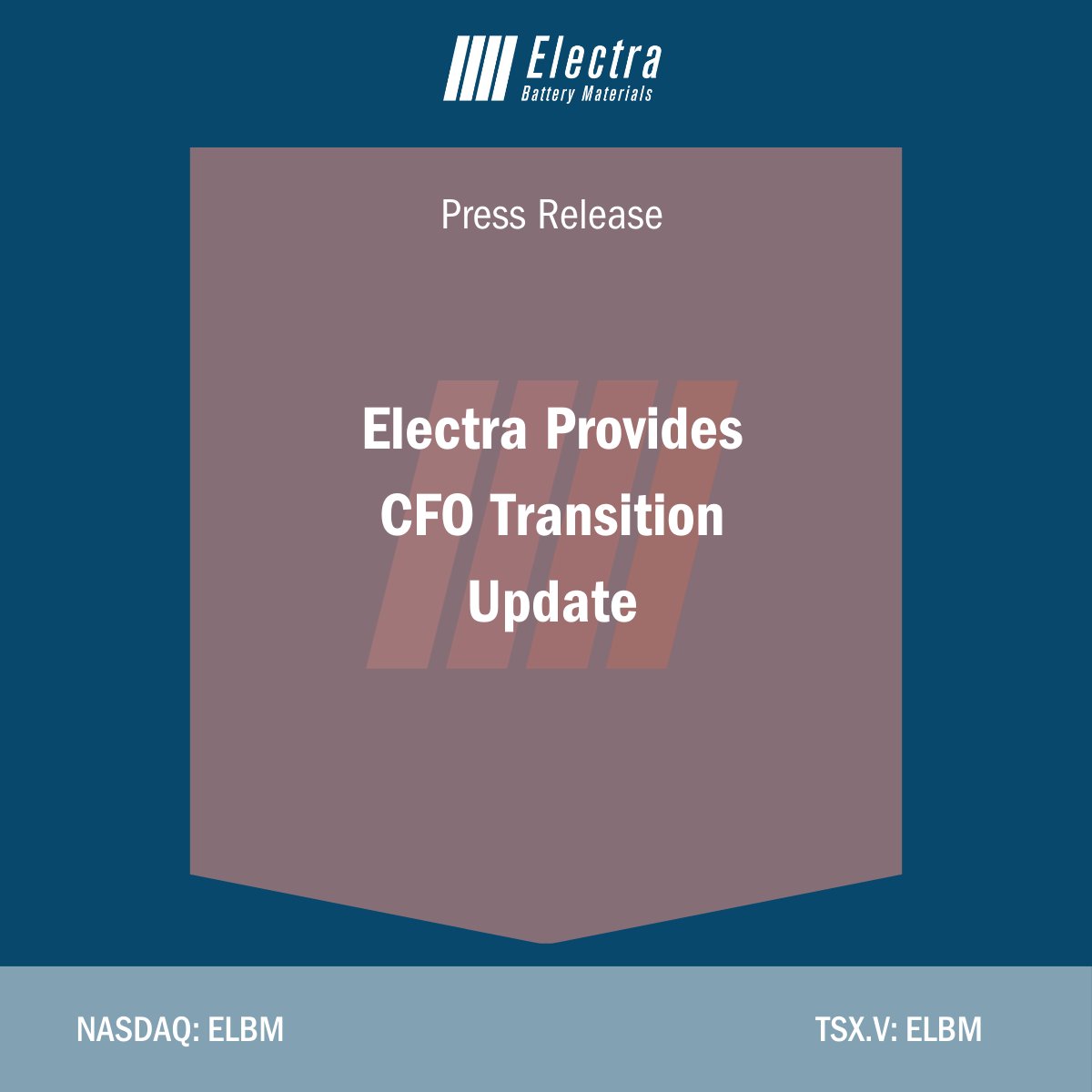 Electra Battery Materials Corporation tweet media