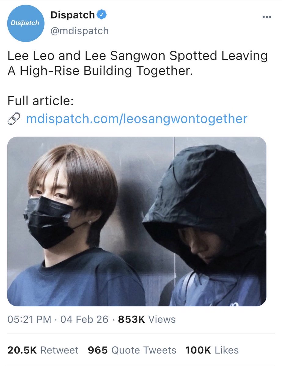 It’s all rigged, anyway. 
a #leowon one-shot

For the longest of time, Leo and Sangwon are portrayed as the biggest rivals of their generation. But the media doesn’t know one thing… or two.