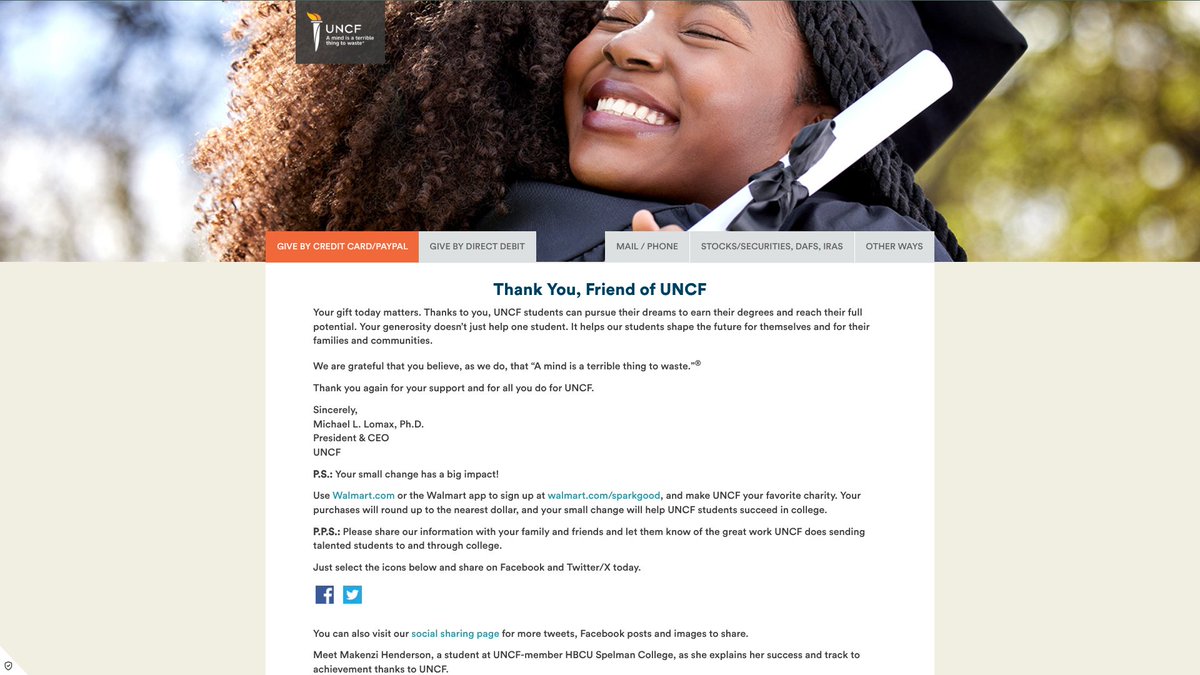 BumpPJohnson1's tweet photo. @UNCF #Thank_You! 

https://t.co/kmT1iBz3mn https://t.co/2g1DCKYkei