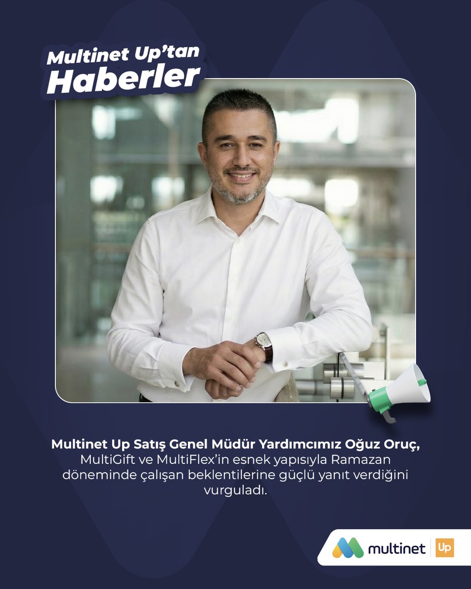multinetcomtr's tweet image. Multinet Up Satış Genel Müdür Yardımcımız Oğuz Oruç, MultiGift ve MultiFlex’in esnek yapısıyla Ramazan döneminde çalışan beklentilerine güçlü yanıt verdiğini vurguladı.

Haberleri okumak için tıklayın: linkedin.com/feed/update/ur…

#MultinetUp #MultinetUptanHaberler
